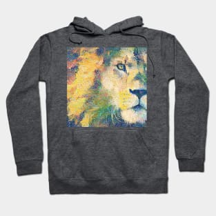 lion painting (leo art, lion king) Hoodie